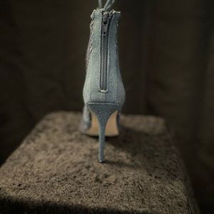 Denim Tie Up Heels